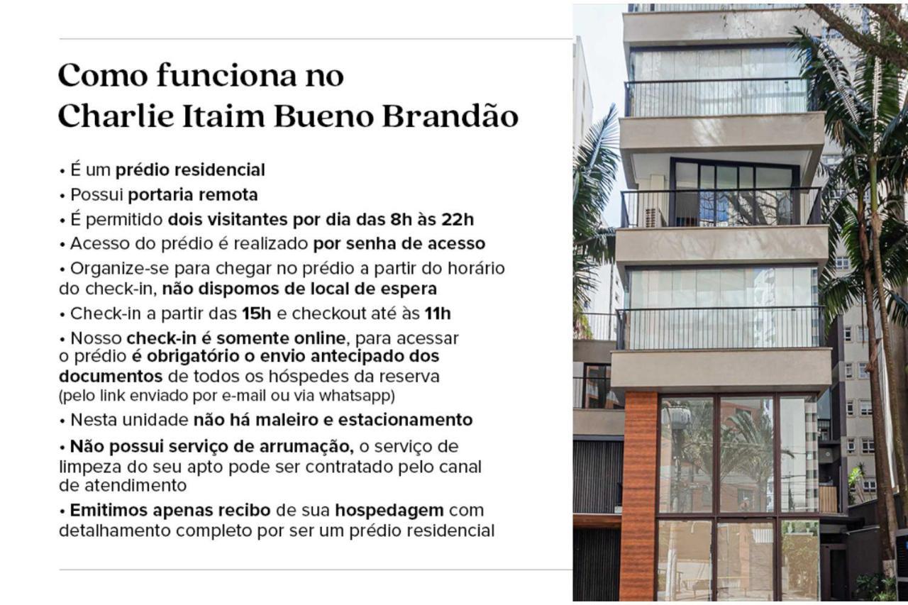 Apartamento Charlie Itaim Bueno Brandão São Paulo Exterior foto